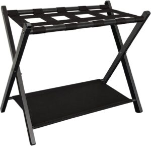 Queension Folding Luggage Rack Stan...