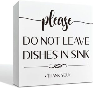 Kitchen Decor, Please Do Not Leave ...