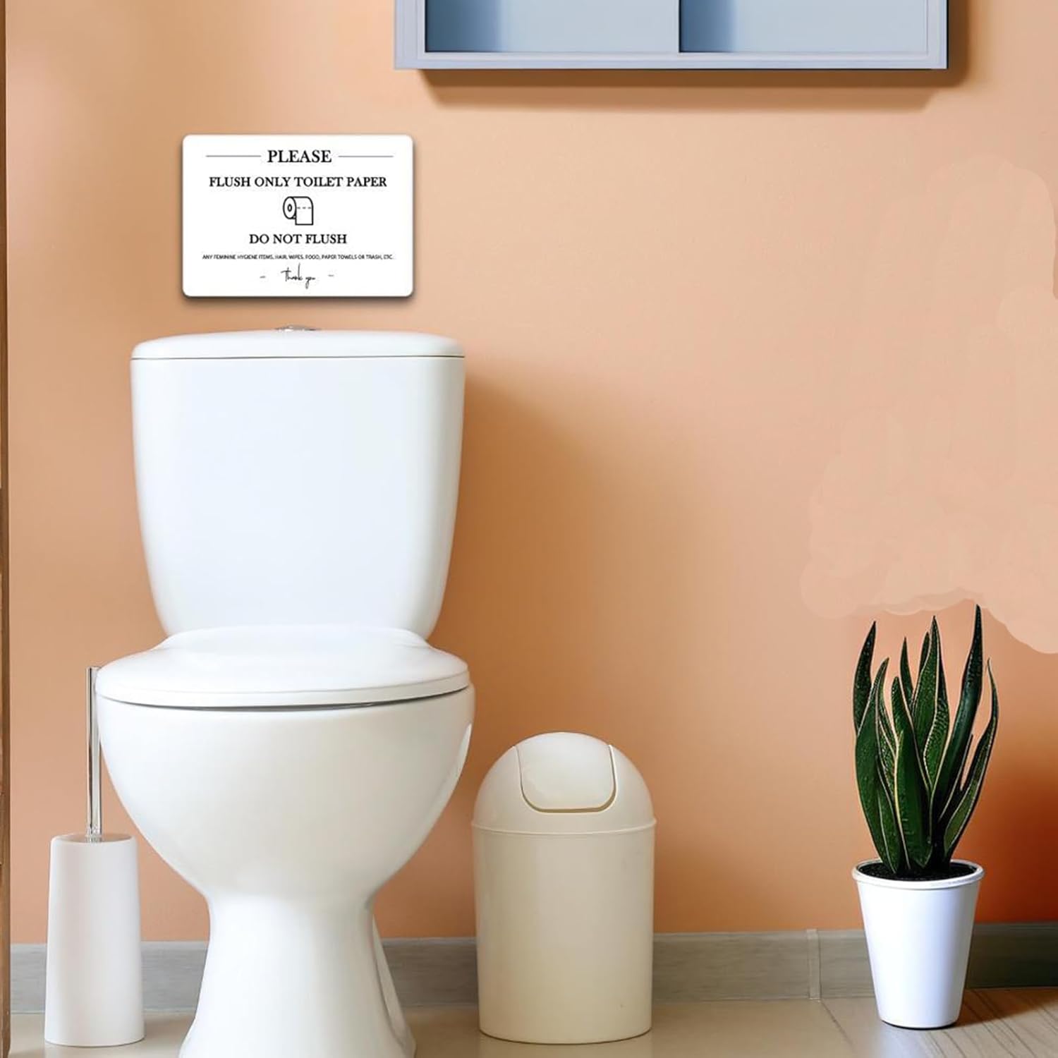 5 Acrylic Air BnB Sign Bundle, Magnetic Welcome Signs | Wifi Password Fridge Magnet, House Rules – Do Not Flush for Bathroom Toilet Guests | No Smoking Signage | STR Host | Rental Home | VRBO Signs - Image 4