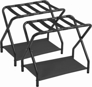 AMHANCIBLE Luggage Rack, Set of 2, ...