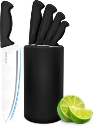 Knife Set, 6-Piece Kitchen Knife Se...