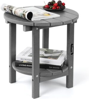 FUNBERRY Outdoor Adirondack Side Ta...