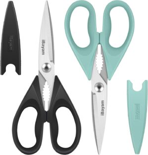 iBayam All Purpose Kitchen Shears H...