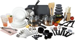 Gibson Home 74 Piece Kitchen in a B...