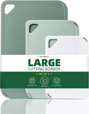 Plastic Cutting Board Set of 3-Cutt...