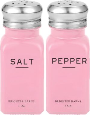 Pink Salt and Pepper Shakers Set by...