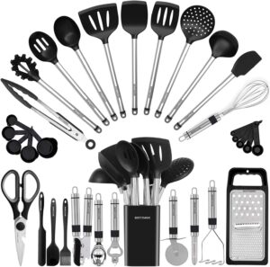 Kitchen Utensil Set-Silicone Cookin...