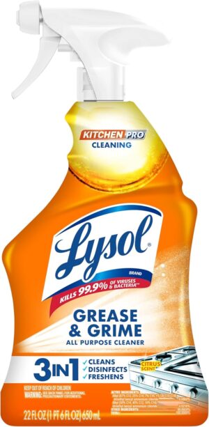 Lysol Pro Kitchen Spray Cleaner and...