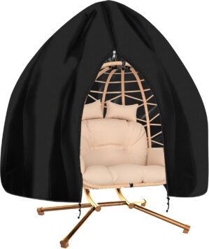 Waterproof Patio Double Egg Chair C...