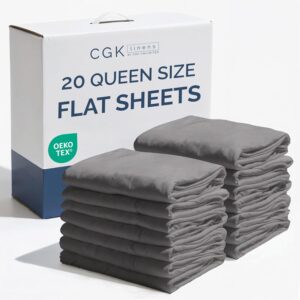 Bulk Case Pack of 20 Flat Sheets &#...