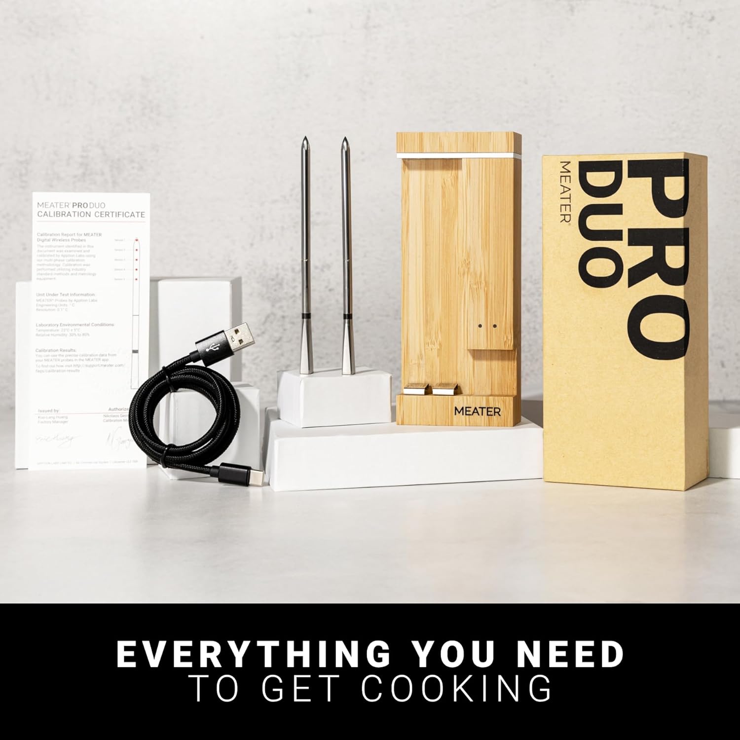 MEATER Pro Duo: Wireless Smart Meat Thermometer | 1000°F High Heat Resistance | Long Range | Dual Probes | Six Sensors | BBQ, Oven, Grill, Smoker, Air Fryer, Deep Fryer | iOS & Android App - Image 9