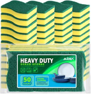 AIDEA Sponges Kitchen, 50 Pack Heav...