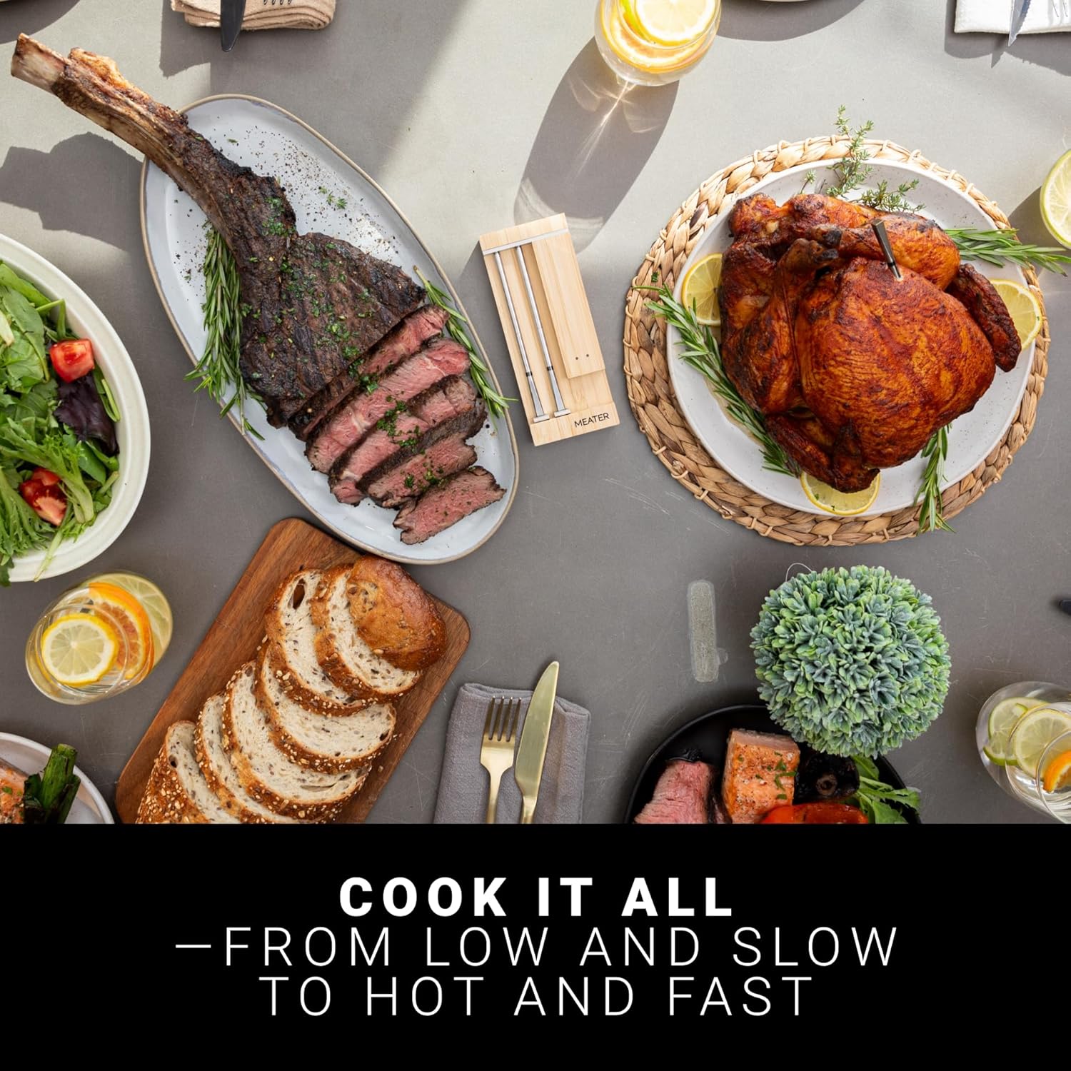 MEATER Pro Duo: Wireless Smart Meat Thermometer | 1000°F High Heat Resistance | Long Range | Dual Probes | Six Sensors | BBQ, Oven, Grill, Smoker, Air Fryer, Deep Fryer | iOS & Android App - Image 5