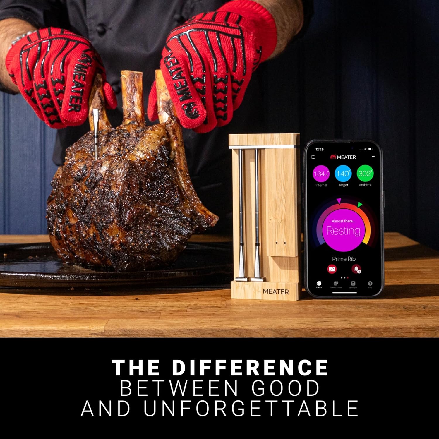 MEATER Pro Duo: Wireless Smart Meat Thermometer | 1000°F High Heat Resistance | Long Range | Dual Probes | Six Sensors | BBQ, Oven, Grill, Smoker, Air Fryer, Deep Fryer | iOS & Android App - Image 8