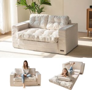 MAXYOYO Convertible Sofa Bed, Pull ...
