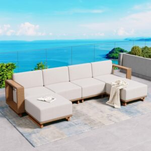 Sectional Outdoor Patio Furniture,U...