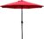Sunnyglade 9′ Patio Umbrella Outdoor Table Umbrella with 8 Sturdy Ribs (Red)