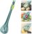Multifunctional Egg Beater, 2025 New 2 In 1 Silicone Egg Whisk & Food Clip for Boiled Eggs, Noodle, Bread, Innovative Kitchen Gadget for Gripping and Stirring Food (green)