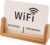Wifi password sign for Airbnb guest room chalkboard Decor for living room office Minimalism style (Wooden base)
