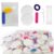 50 Pack Disposable Hotels Cosmetic Vanity Kit, Individually Wrapped Amenities Hospitality Makeup Set Accessories for Motels Toiletries Supplies, Hotel, Airbnb, Guests & Charity