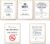 Kacenamo Air BnB Essentials for Hosts, 5 Pack Wall Art Print Welcome Kit Signs, Wifi Sign for Guest, No Smoking or Vaping, Do Not Flush, Lock Doors & Windows, Turn Off Light&AC (8″×10″, Unframed)