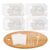 100 Pack Hotel Vanity Kit Individually Wrapped, Bulk Hotel Amenities Kit, Hospitality Set, Amenities Hotel Vanity Set Hygiene Products Include Cotton Pads, Cotton Swabs, Dental Floss Picks