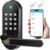 Fingerprint Smart Door Lock with Handle & Keypad – Bluetooth Keyless Entry for Front Door, Home, Kids, Guests, Airbnb & Rental, App + Code Access, Compatible with Alexa & Google, Easy DIY Install