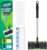 Swiffer Sweep & Mop Deluxe 2-in-1 Multi-Surface Kit for Floor Cleaning, Includes 1 Sweeper Device, 5 Dry Sweeping + 6 Wet Mopping Heavy Duty Cloths, Black
