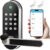 Fingerprint Smart Door Lock with Handle & Keypad – No More Lost Keys, Keyless Entry & Remote Access for Home, Kids, Airbnb & Rental Property, DIY Install, Alexa & Google Compatible